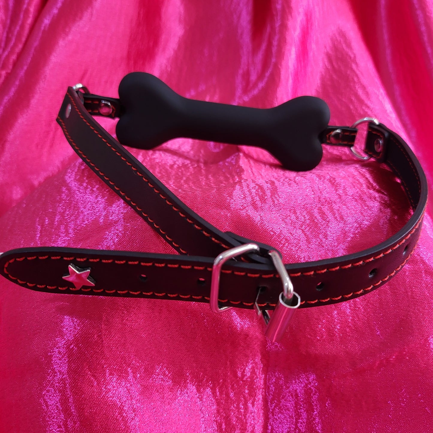Black Puppy Bone Gag