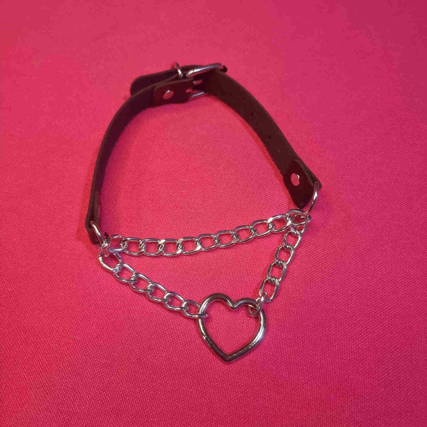 Choke Chain Collar and Leash ~ in Black – Your_ClayDaddy